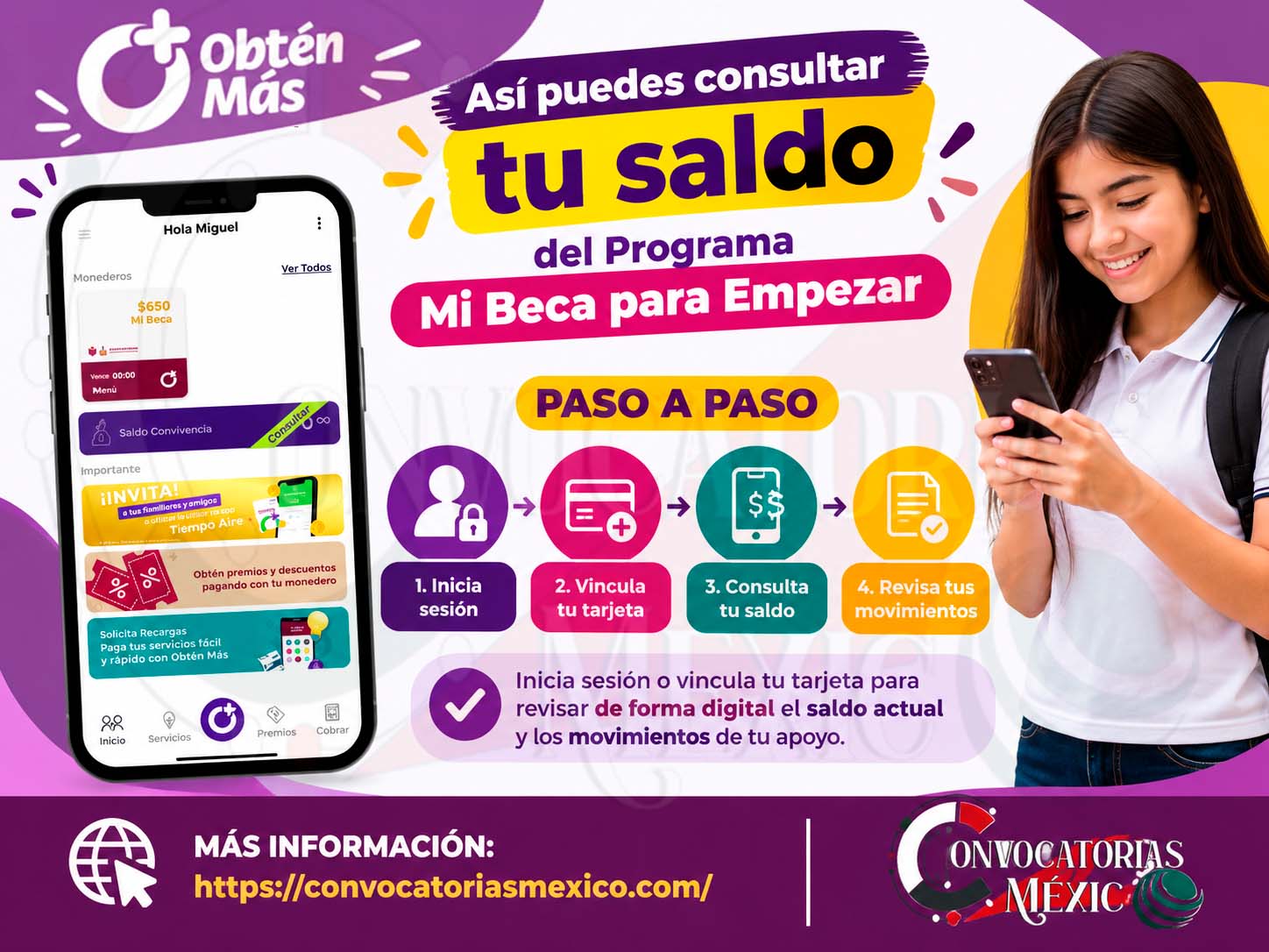 Asi puedes consultar tu saldo del Programa Mi Beca para Empezar ¡Este es el paso a paso!