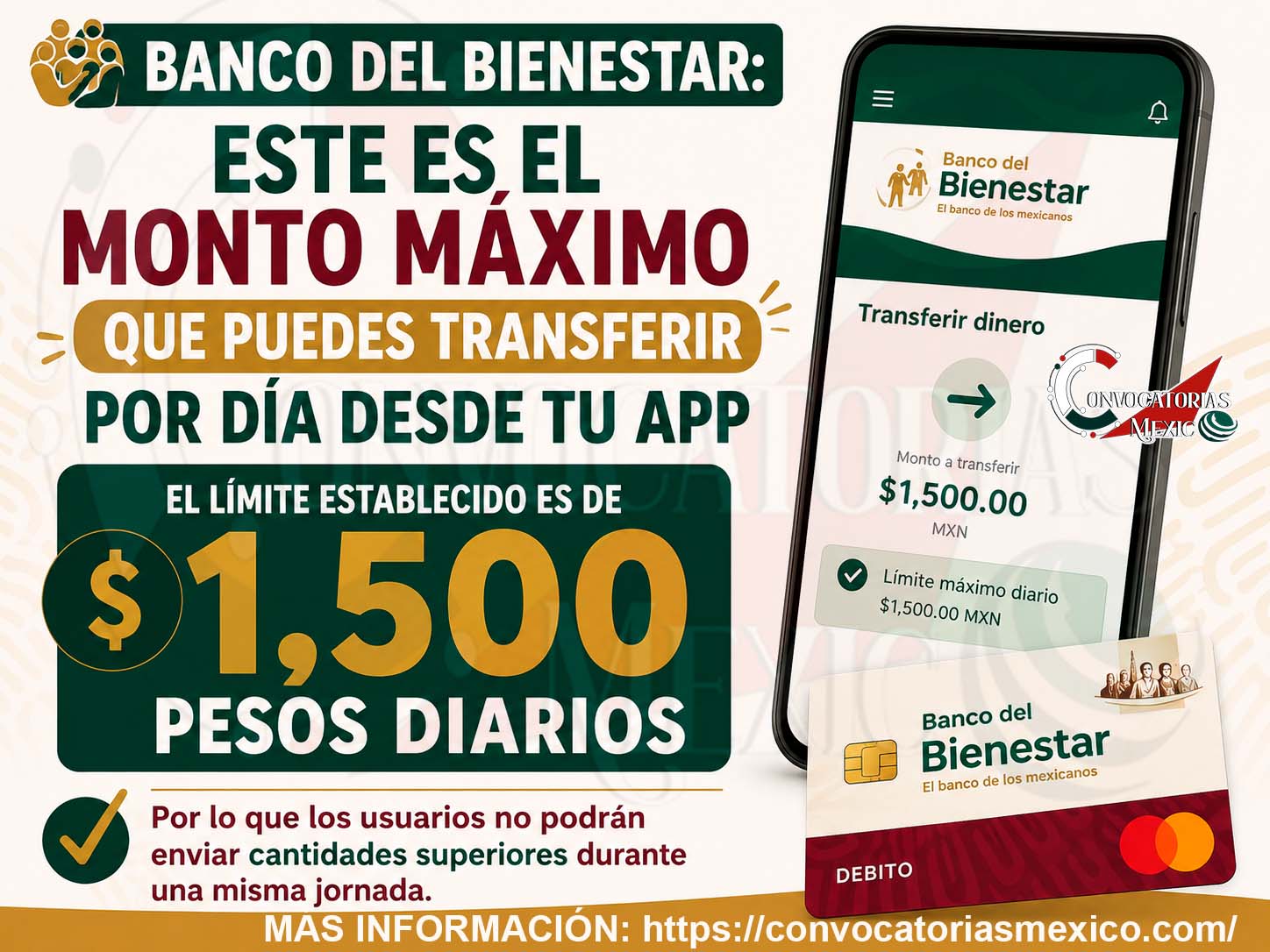 Banco del Bienestar: Este es el Monto máximo que puedes transferir por día desde tu app