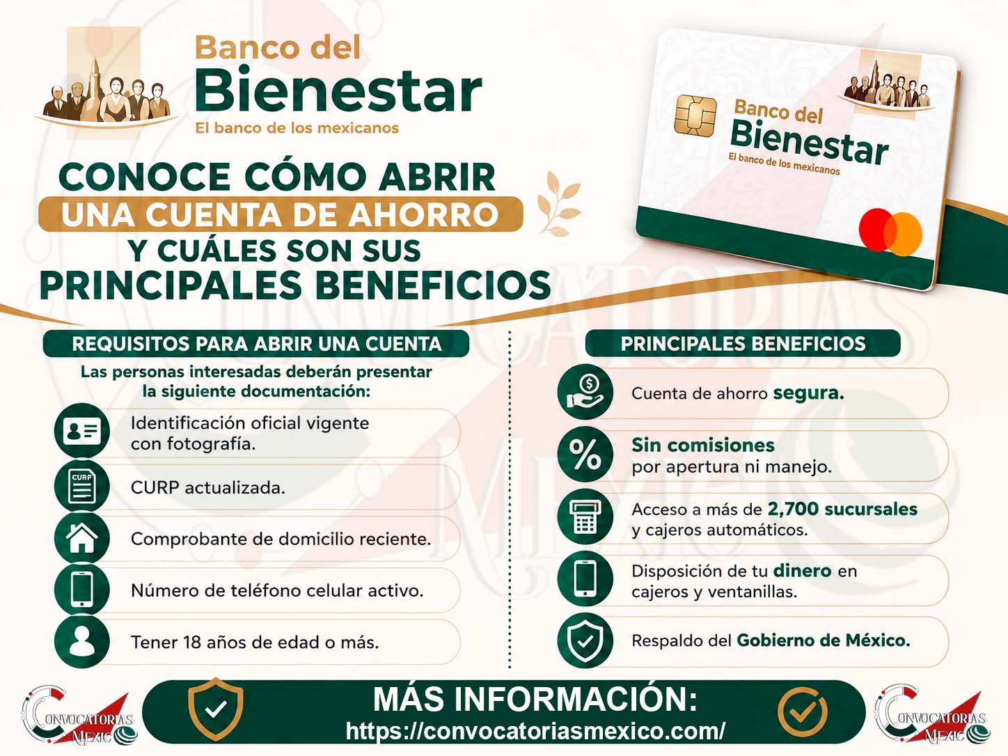Banco del Bienestar: conoce cómo abrir una cuenta de ahorro y cuáles son sus principales beneficios