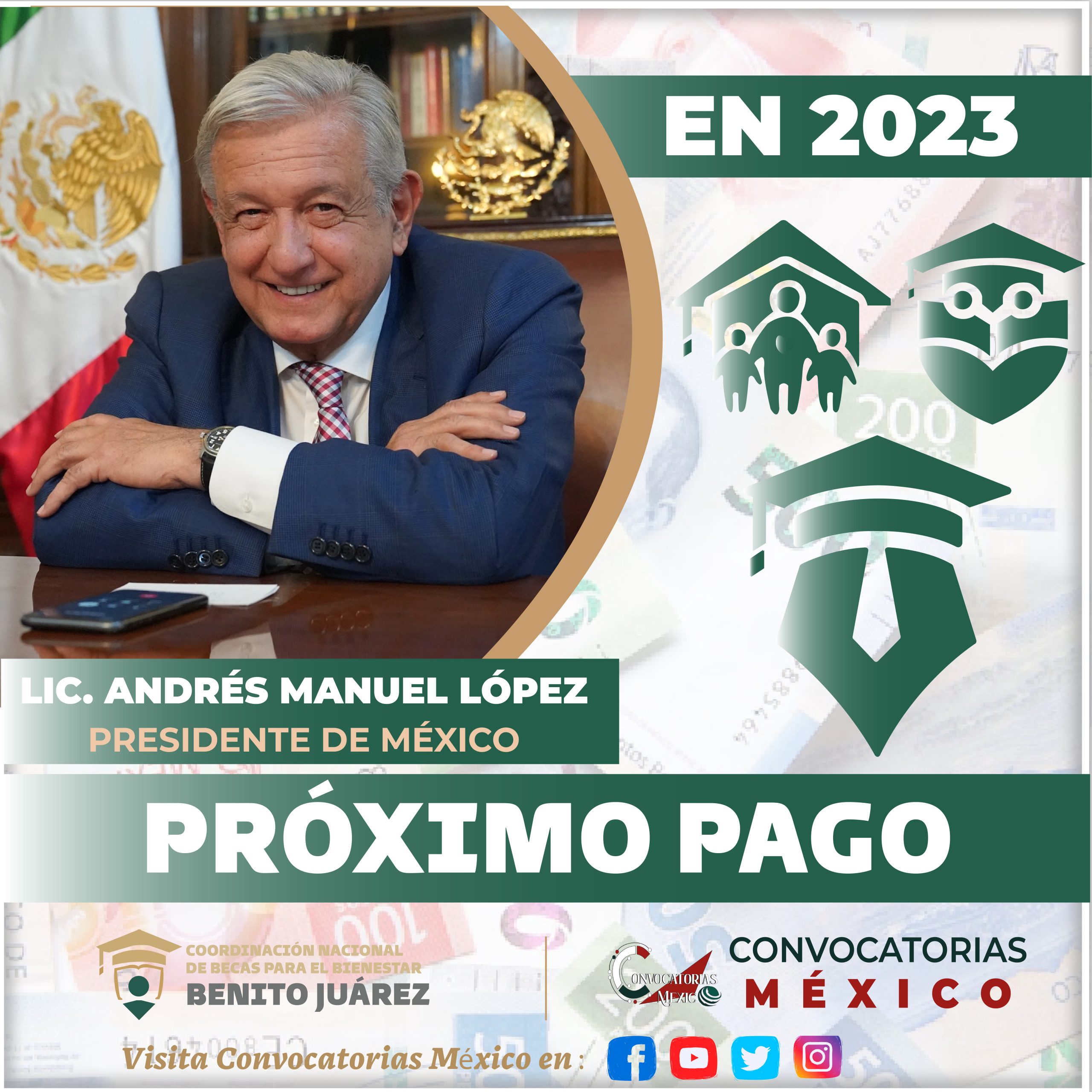 Esta es la fecha del Próximo pago Beca Benito Juárez 2023