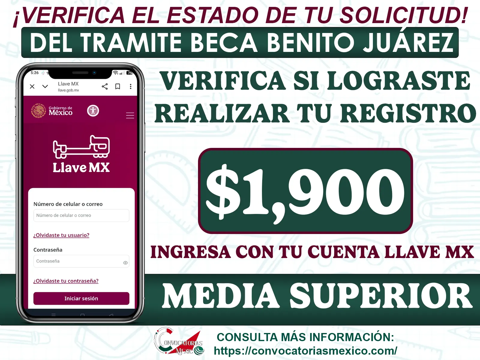 Beca Benito Juárez 2025: Así Puedes Confirmar tu Registro y Consultar el Estatus de Inscripción