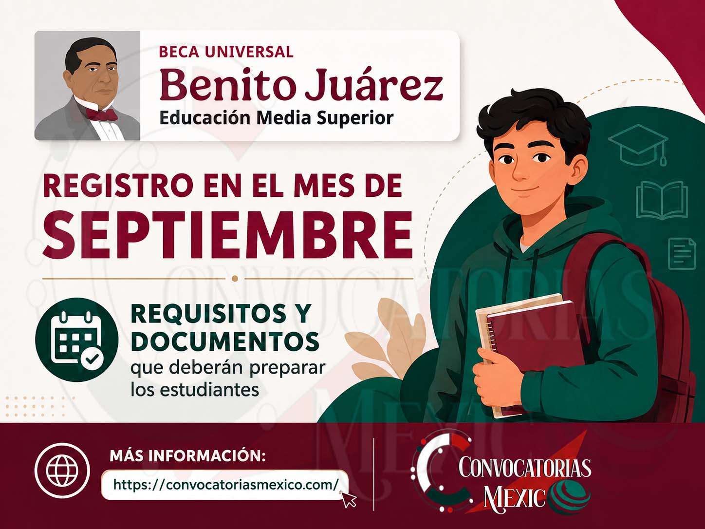 Beca Benito Juárez: registro de septiembre, requisitos y documentos que deberán preparar los estudiantes
