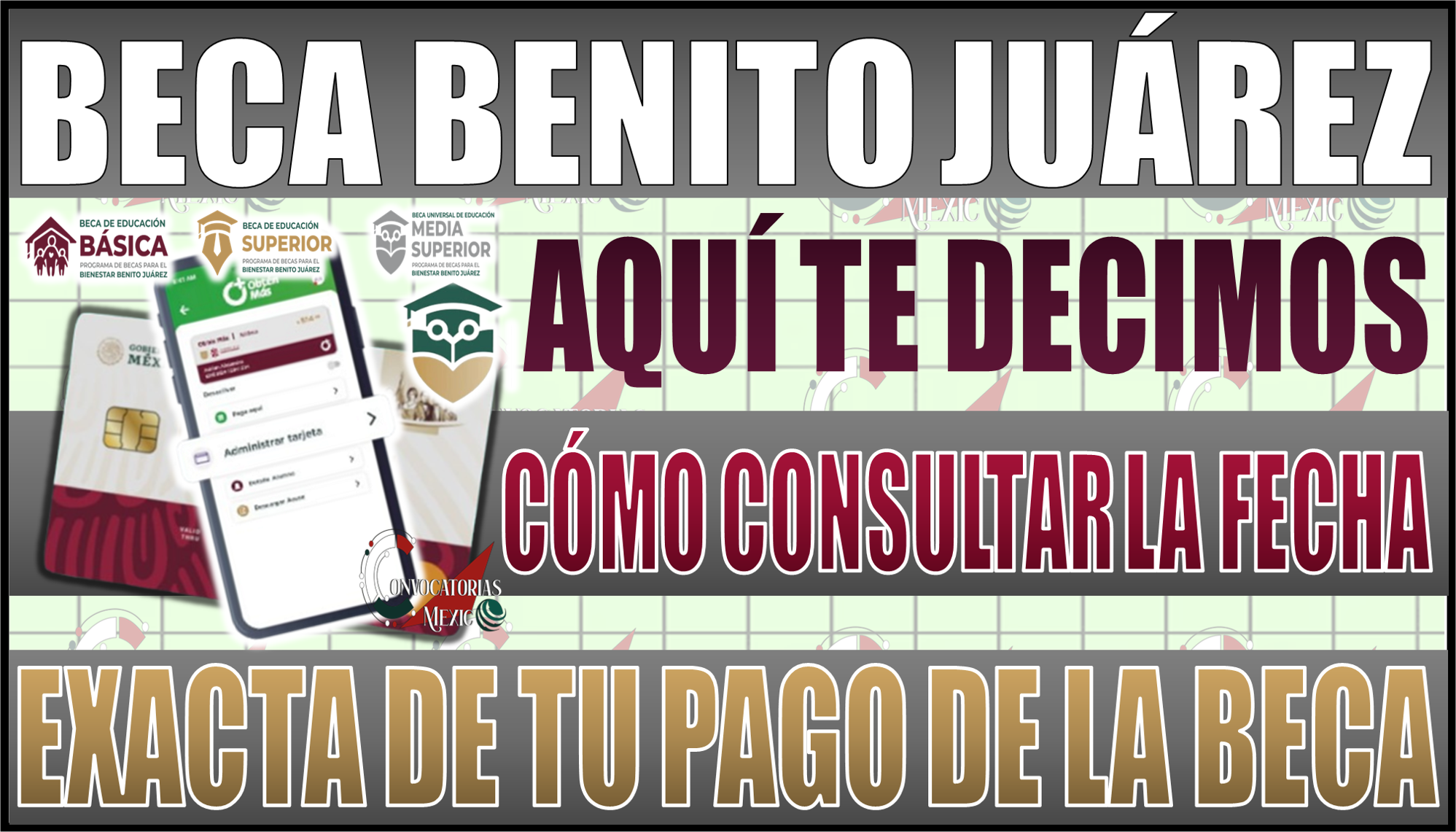 Beca Benito Juárez: ¡Descubre cómo consultar la fecha exacta de tu pago!