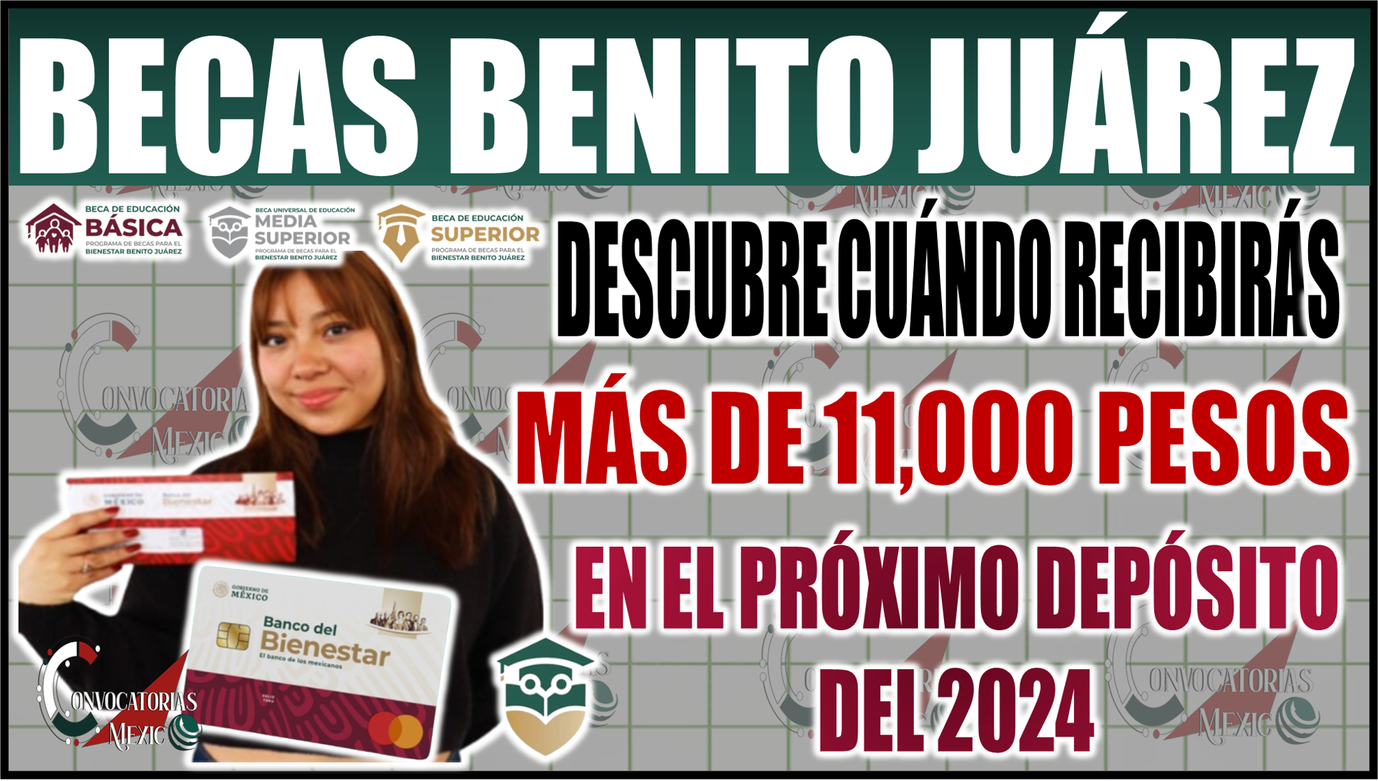 Beca Benito Juárez: ¡Descubre cuándo recibirás más de 11 mil pesos en el próximo depósito de 2024!