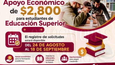 Beca Educativa 2026: ofrecen apoyo económico de $2,800 para estudiantes de educación superior