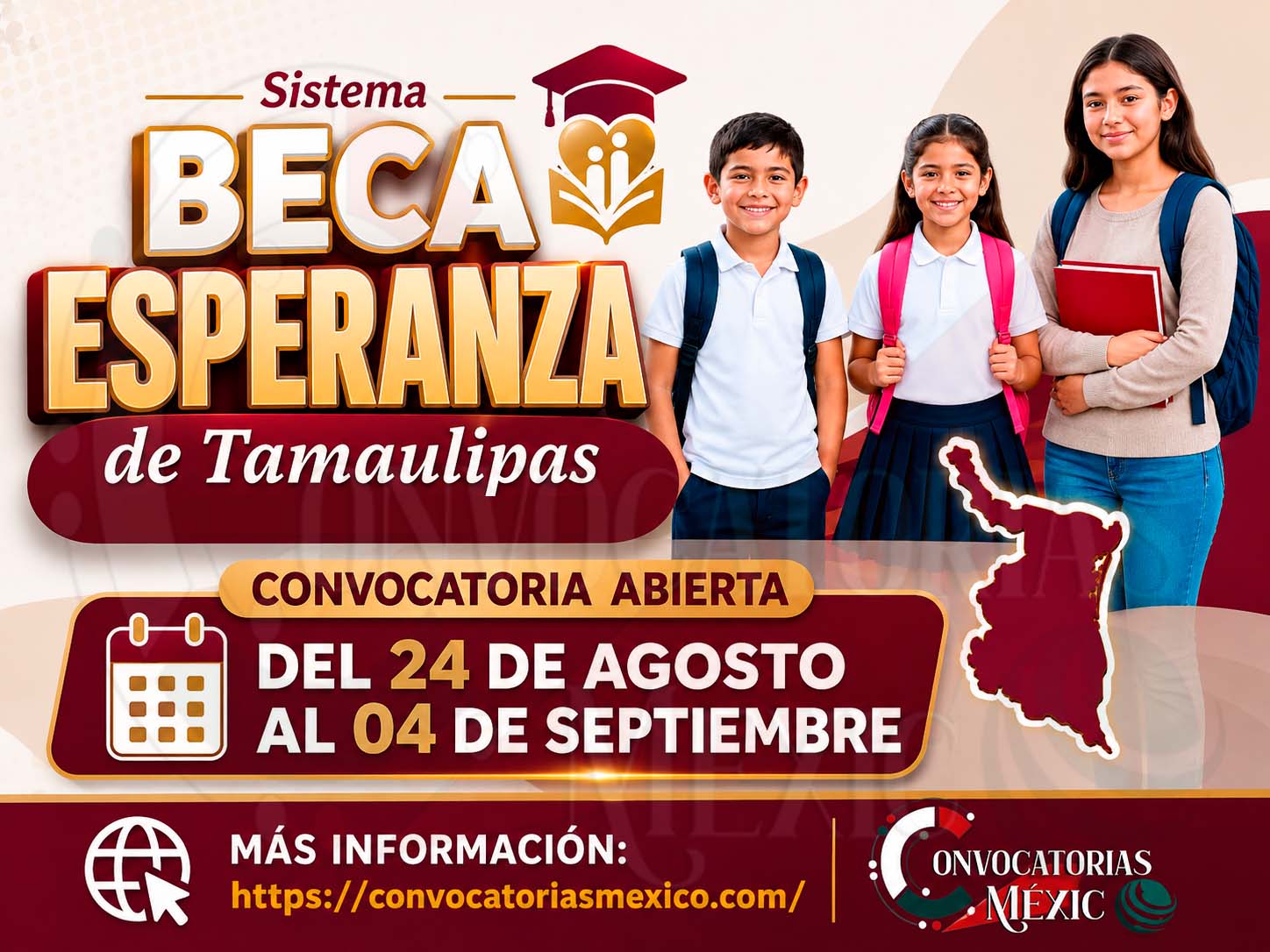 Beca Esperanza Tamaulipas: requisitos, documentos y quiénes pueden solicitar el apoyo ¡Del 24 de agosto al 04 de Septiembre!