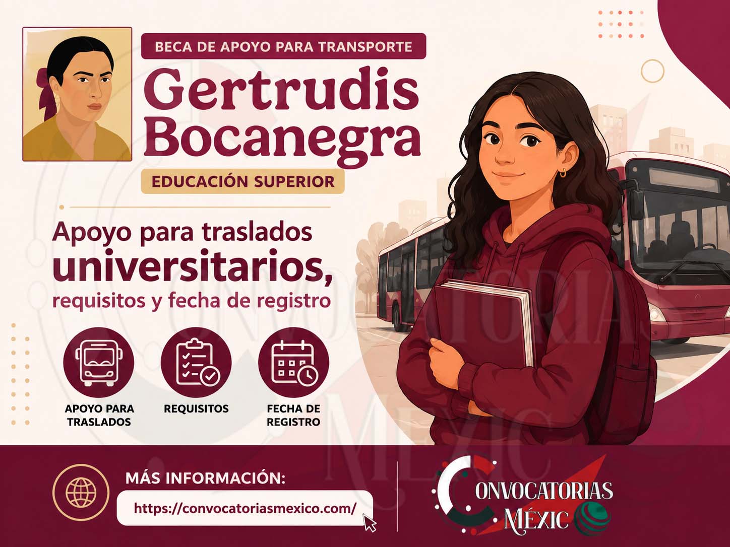 Beca Gertrudis Bocanegra: Apoyo para traslados universitarios, requisitos y fecha de registro