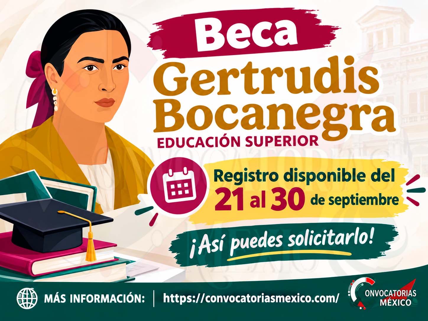 Beca Gertrudis Bocanegra: Registro Disponible del 21 al 30 de septiembre ¡Asi puedes solicitarlo!