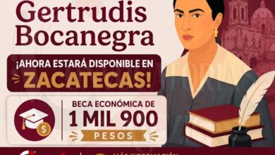 Beca Gertrudis Bocanegra ¡Ahora estará disponible en Zacatecas: Becas económica de 1 mil 900 pesos