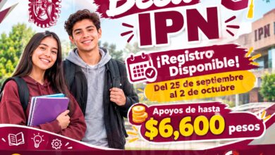 Beca Institucional IPN : ¡Registro Disponible del 25 de septiembre al 2 de octubre! Entregaran apoyos de hasta 6 mil 600 pesos