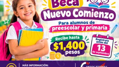 Beca Nuevo Comienzo para alumnos de preescolar y primaria: ¡Realiza tu registro antes del 13 de septiembre y recibe hasta 1 mil 400 pesos!
