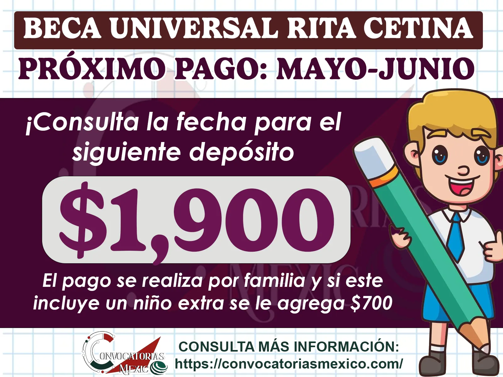 Beca Rita Cetina 2025: ¿Cuándo será el próximo depósito del programa?