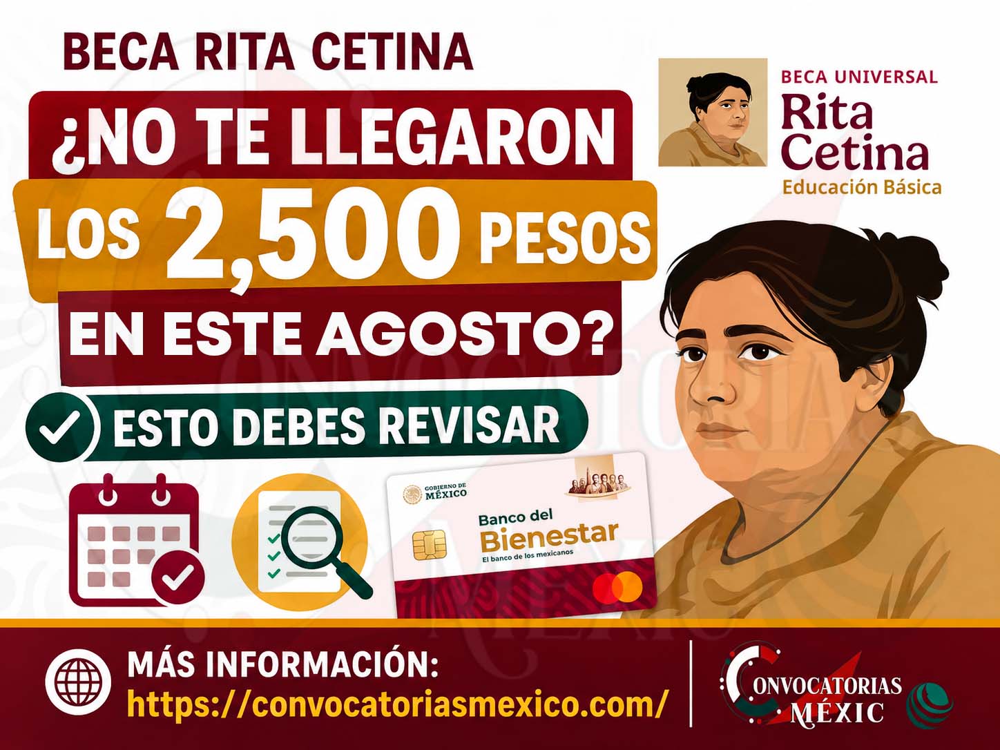 Convocatoria del Tecnológico de Puebla ITP 2024-2025 15 Beca Rita Cetina 2026: ¿No te llegaron los 2,500 pesos en las fechas indicadas? Esto debes revisar