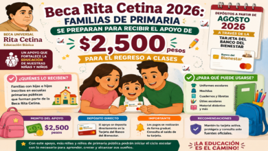 Beca Rita Cetina 2026: familias de primaria se preparan para recibir el apoyo de $2,500 pesos para el regreso a clases