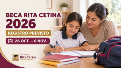 Beca Rita Cetina 2026: ¿Cuándo inicia el registro para primaria y secundaria y cuánto dinero recibirán las familias?