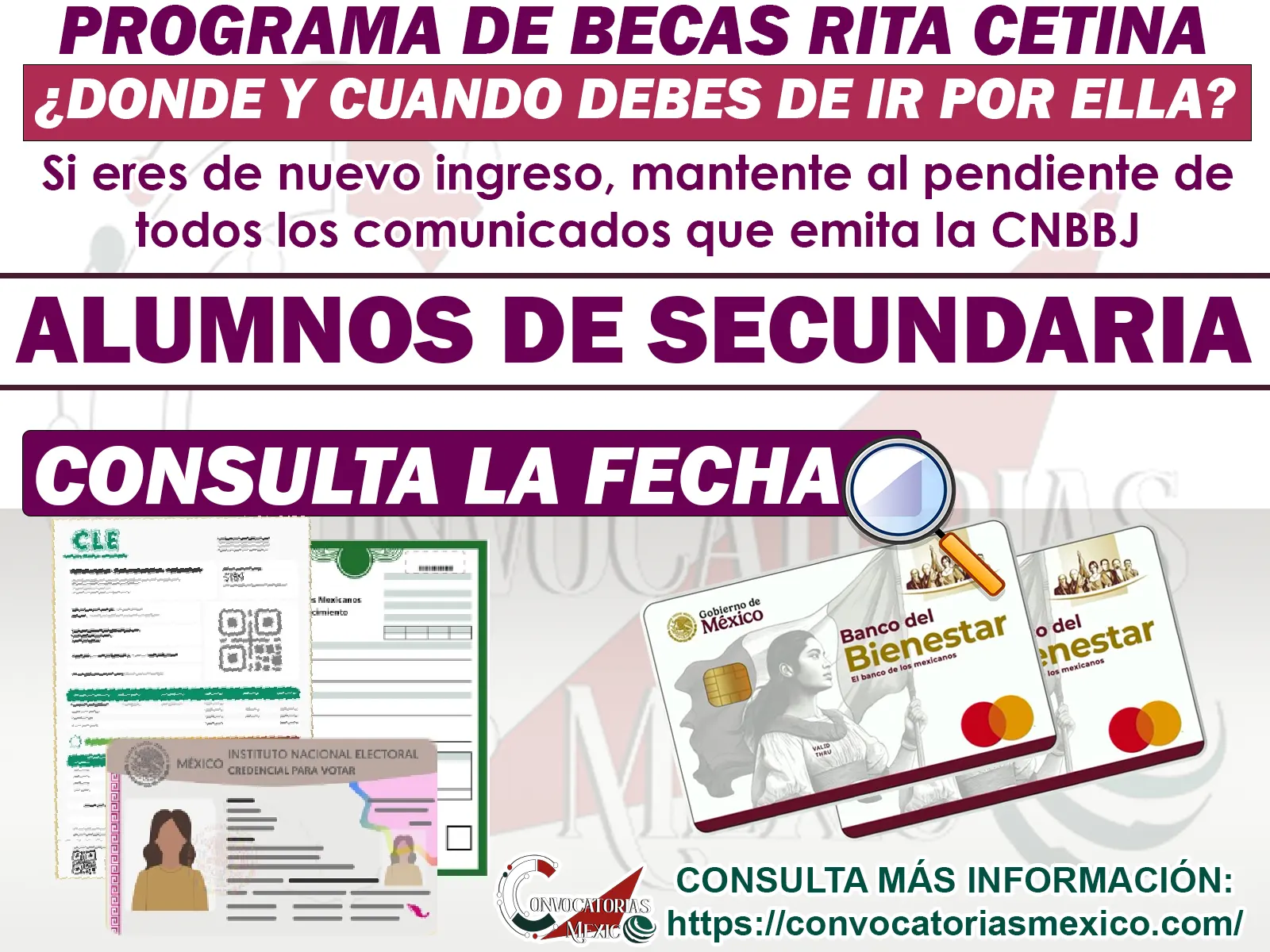 Beca Rita Cetina Consulta la fecha exacta de la entrega de tu Tarjeta del Banco del Bienestar