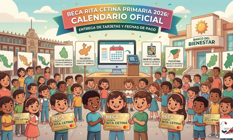 Beca Rita Cetina Primaria 2026: Calendario Oficial de Entrega de Tarjetas y Fechas de Pago en cada Estado 