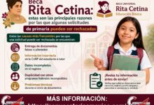 Beca Rita Cetina Primaria ¡Conoce las razones por las que te puedes quedar sin este apoyo económico!