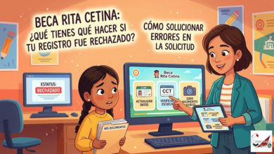 Beca Rita Cetina: ¿Qué tienes qué hacer si tu registro fue rechazado y cómo puedes solucionar los errores en la solicitud?