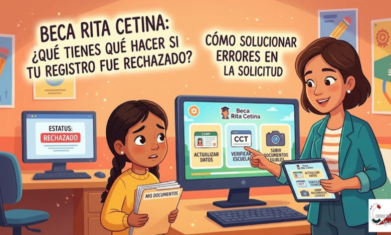 Beca Rita Cetina: ¿Qué tienes qué hacer si tu registro fue rechazado y cómo puedes solucionar los errores en la solicitud?