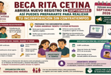 Beca Rita Cetina abriría nuevo registro en septiembre: así puedes prepararte para realizar tu incorporación sin contratiempos