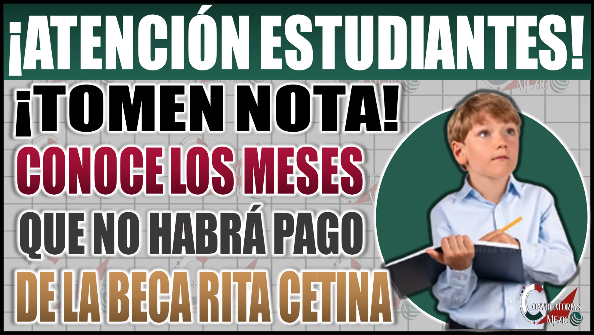 Beca Rita Cetina advierte: ¡Estos meses NO habrá pago! Padres y estudiantes, tomen nota