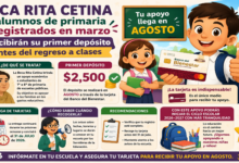 Beca Rita Cetina: alumnos de primaria registrados en marzo recibirán su primer depósito antes del regreso a clases