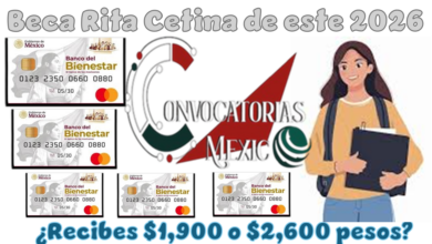 Beca Rita Cetina de este 2026: ¿Recibes $1,900 o $2,600 pesos?