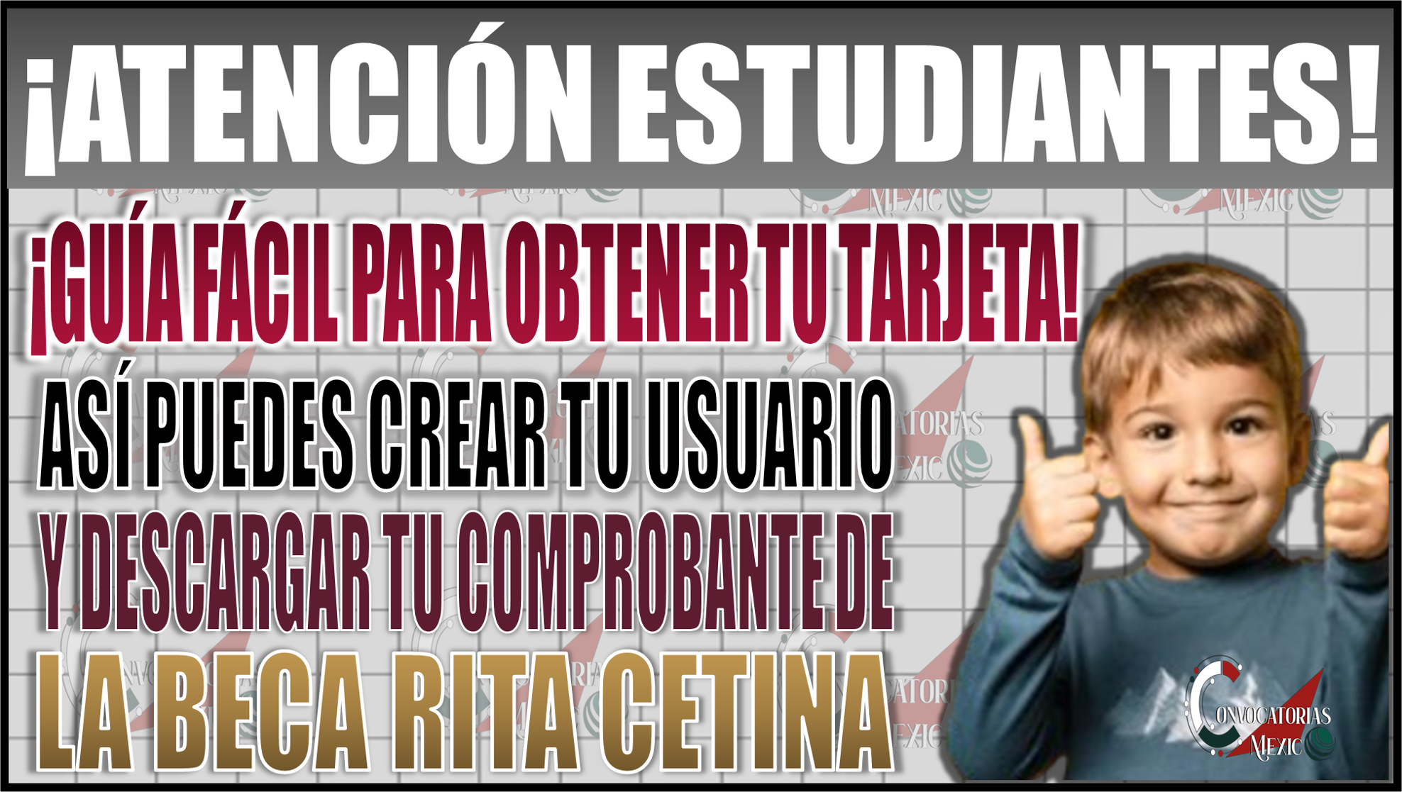 Beca Rita Cetina: ¡Guía fácil para obtener tu tarjeta! Así puedes crear tu usuario y descarga el comprobante