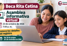 Beca Rita Cetina: anuncian asamblea informativa virtual para el 23 de octubre; conoce los detalles del registro