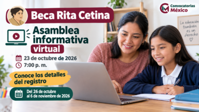 Beca Rita Cetina: anuncian asamblea informativa virtual para el 23 de octubre; conoce los detalles del registro