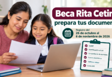 Beca Rita Cetina: documentos que deben preparar padres, madres y tutores para realizar el registro en octubre de 2026