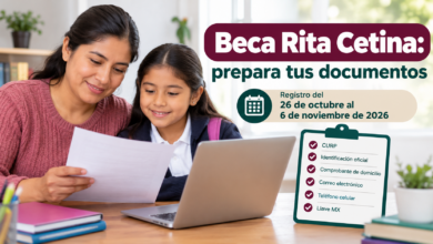 Beca Rita Cetina: documentos que deben preparar padres, madres y tutores para realizar el registro en octubre de 2026