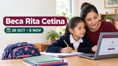 Beca Rita Cetina: registro del 26 de octubre al 6 de noviembre de 2026; requisitos y cómo solicitarla