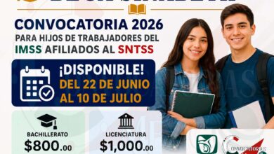 Beca SINABETH: Convocatoria 2026 para Hijos de Trabajadores del IMSS Afiliados al SNTSS ¡Disponible del 22 de junio al 10 de julio!