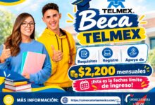 Beca Telmex: Requisitos, Registro, Apoyo de $2,200 mensuales ¡Esta es la fechas límite de ingreso!