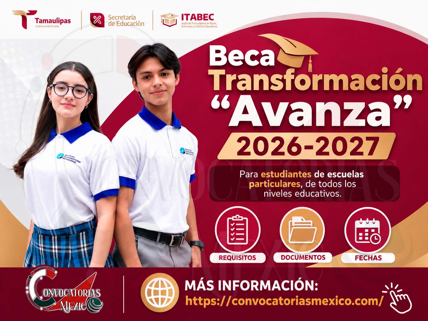 Beca Transformación “Avanza” 2026-2027: requisitos, documentos y fechas para estudiantes