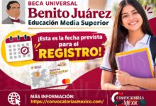 Beca Universal Benito Juárez para Educación Media Superior ¡Esta es la fecha prevista para el registro!