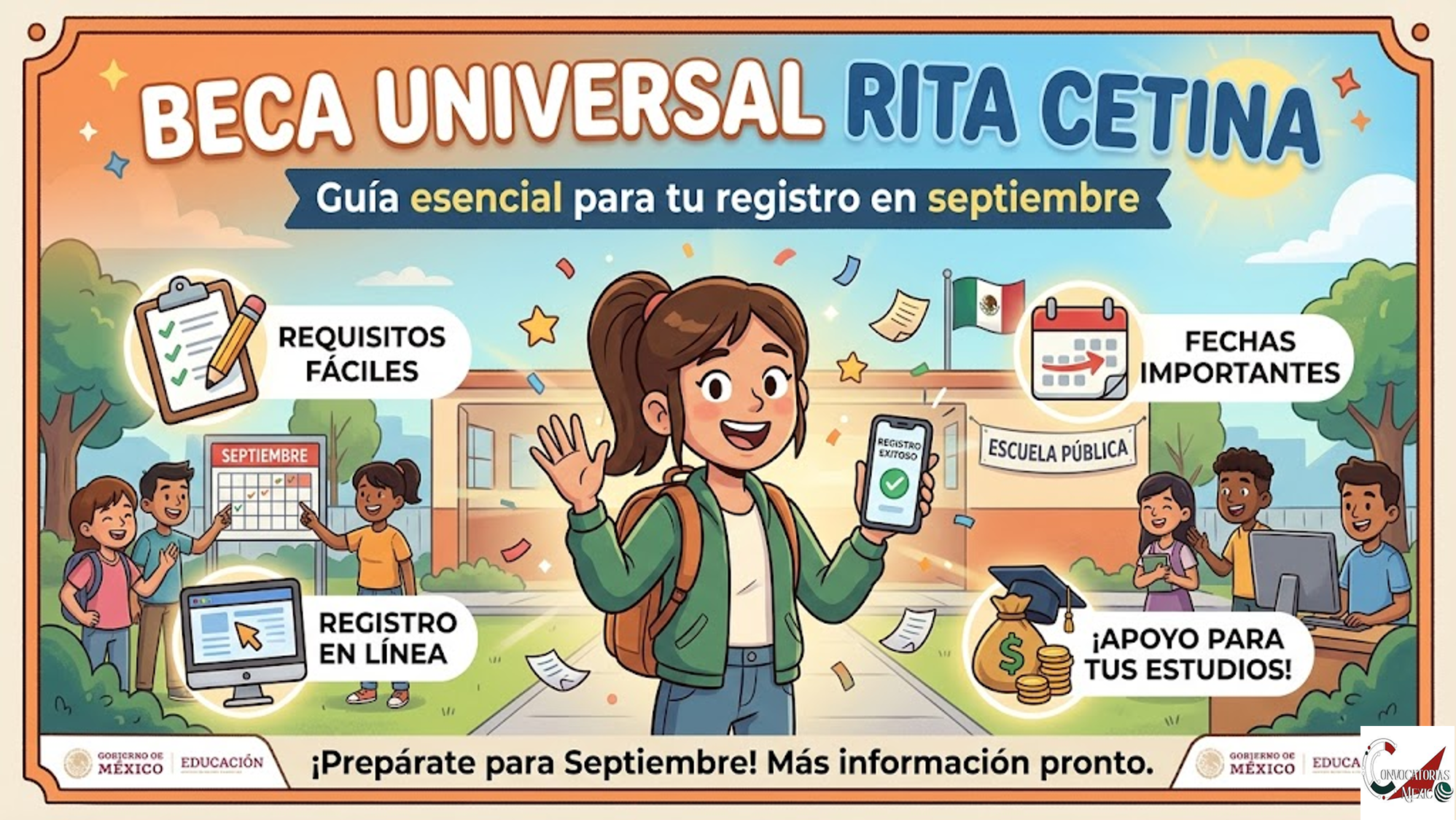 Beca Universal Rita Cetina: Guía esencial para tu registro en septiembre