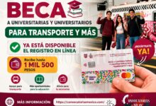Beca a Universitarias y Universitarios para Transporte y Más: Ya esta Disponible el Registro en Línea para recibir hasta 1 mil 500 pesos