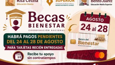 Becas Bienestar: Habrá pagos pendientes del 24 al 28 de agosto para tarjetas recién entregadas