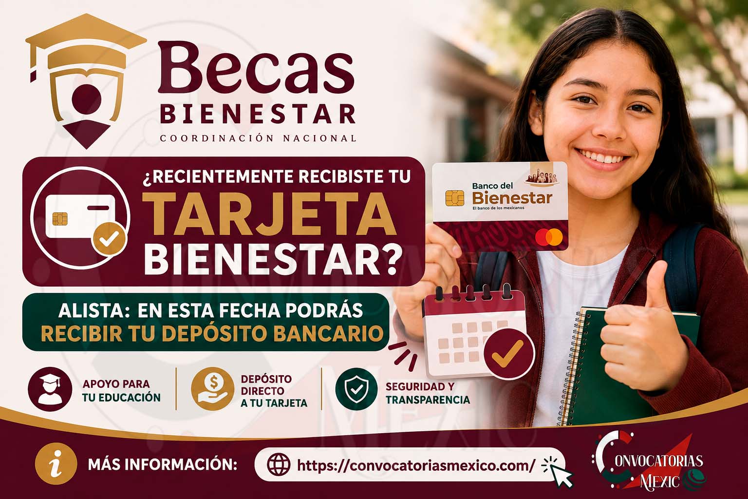 Becas Bienestar: ¿Recientemente recibiste tu Tarjeta Bienestar? Alista en esta fecha podrás recibir tu depósito bancario