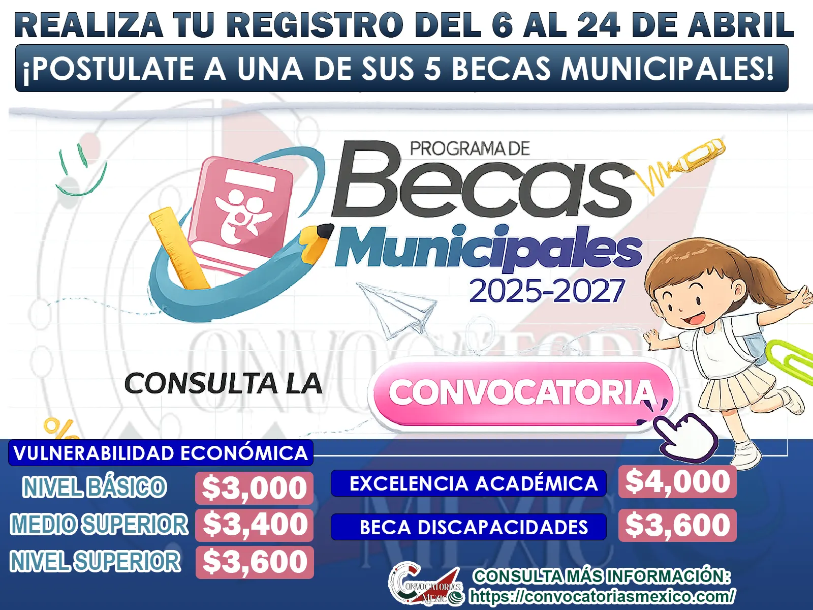 Becas Municipales ¡Estas son las 5 becas a las que puedes acceder! Realiza tu registro