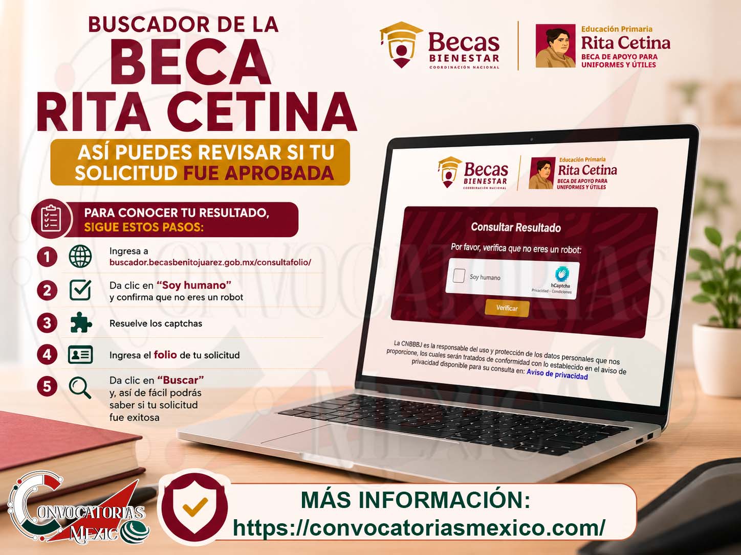 Becas Rita Cetina Primaria: Asi puedes utilizar el Buscador para verificar si tu solicitud fue aprobada
