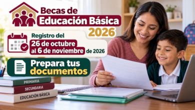Becas de Educación Básica 2026: registro del 26 de octubre al 6 de noviembre; prepara tus documentos