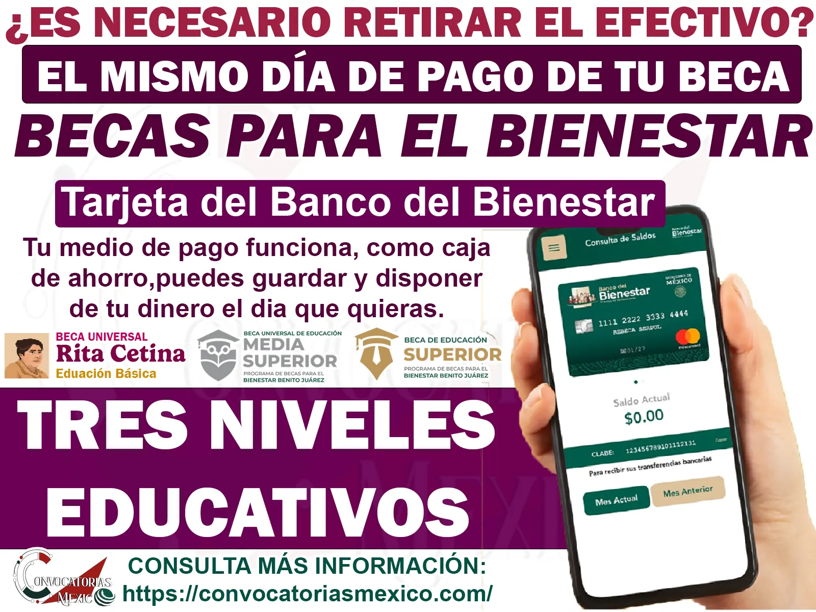 Becas para el Bienestar: aclaran si es obligatorio retirar el apoyo de diciembre el día del depósito
