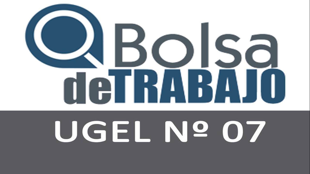 Bolsa de Trabajo UGEL
