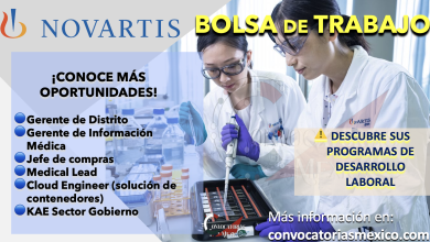 CONOCE LA BOLSA DE TRABAJO DE “NOVARTIS” Y DESCUBRE LAS MEJORES OPORTUNIDADES QUE TIENEN PARA TI