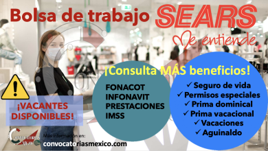 CONSULTA LA BOLSA DE TRABAJO DE “SEARS” Y CONOCE LOS MÚLTIPLES BENEFICIOS QUE TIENE PARA TI