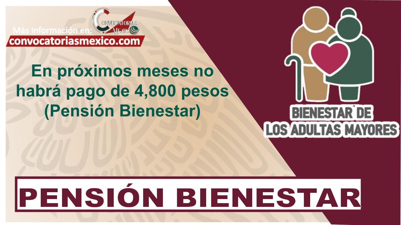 En próximos meses no habrá pago de 4,800 pesos (Pensión Bienestar) 11 Pension